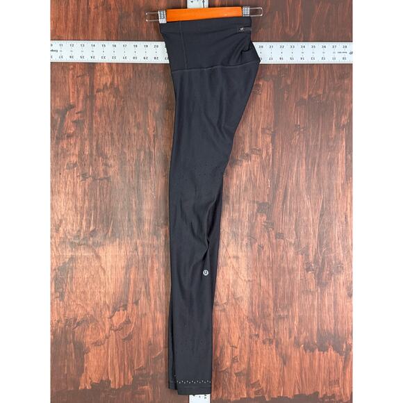 Lululemon Athletica Zoned In Tight Senseknit Leggings Vented Reflective Womens 2 - Picture 2 of 8